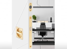 Kit square lock for sliding door - 3863