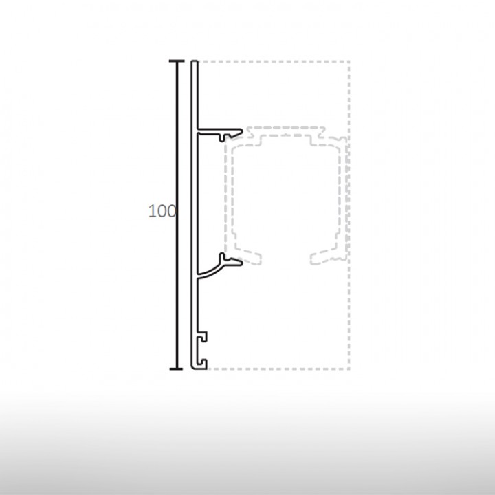 Technical drawing - Clip-on cover Nrº 6