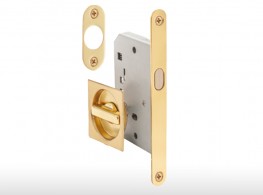 Kit square lock for sliding door - 3863