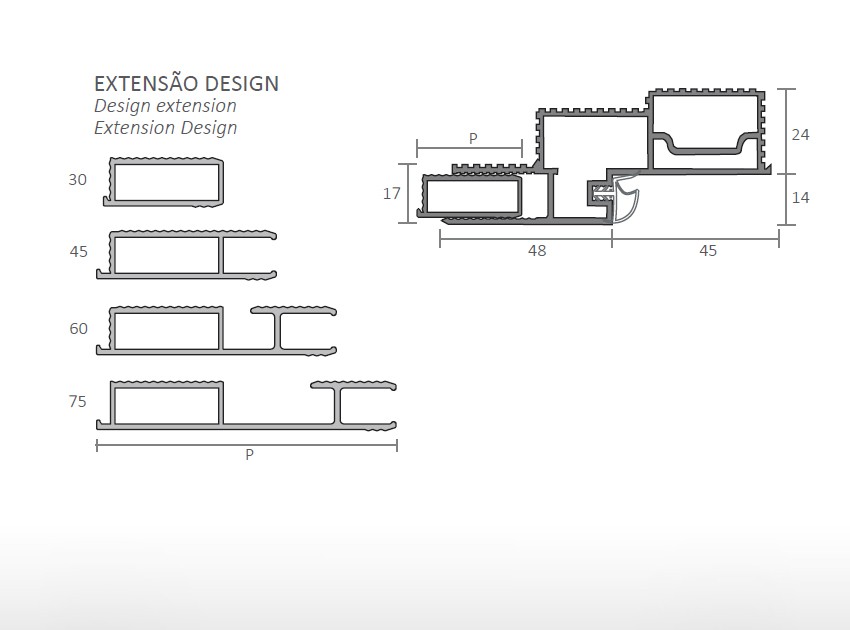 Extension Design – Huisserie Design pour porte battante