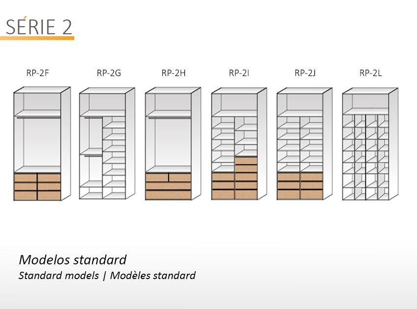 Modèles Standard - Placards Série 2