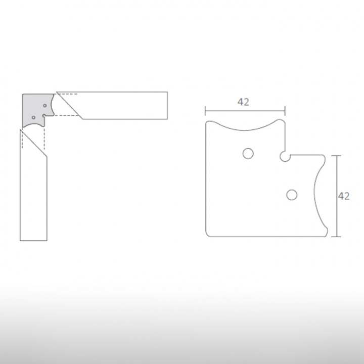 Profile mounting bracket - Type A | B | D | F