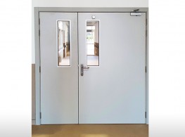 Porta corta-fogo e acústica GS DOORS - 2 folhas