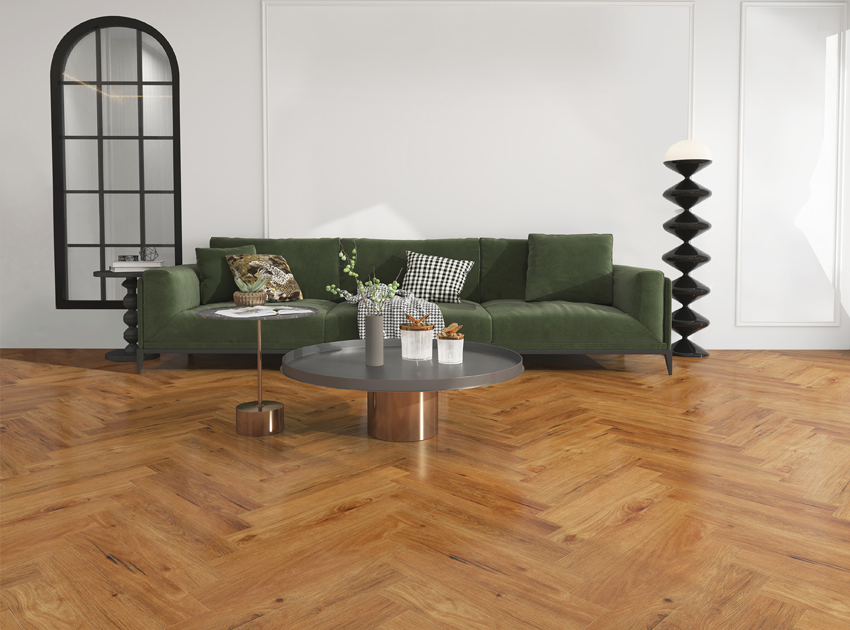 Herringbone SPC | Dakota Oak